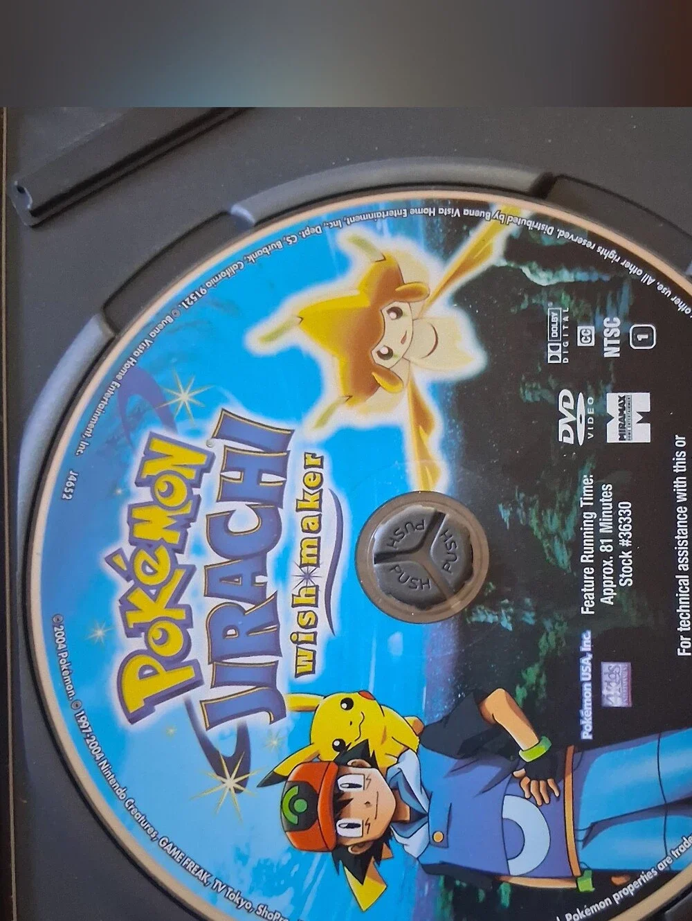 Pokemon Jirachi Wish Maker Set - Blue, Purple, Yellow CARD DVD BOOK 2004